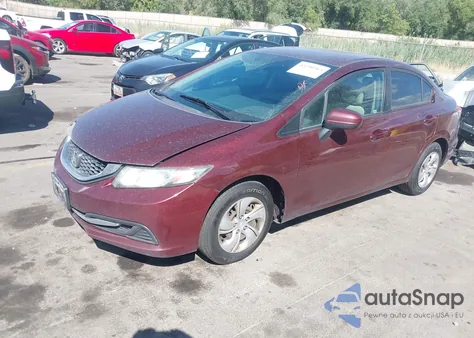 2015 Honda Civic Lx из США, поврежденный, VIN 19XFB2F59FE278558